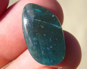 Chrysocolla and Cuprite Fragments in Smokey-Blue Gem Silica Inspiration Mine, Arizona
