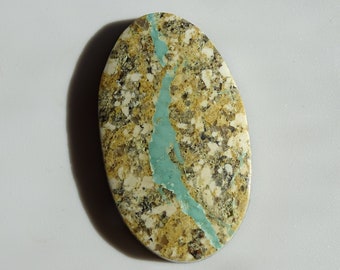 Kingman Ribbon Turquoise Cabochon