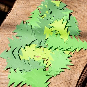 60 pcs - Sapin en papier, sapins de Noël formes découpées pour les fêtes