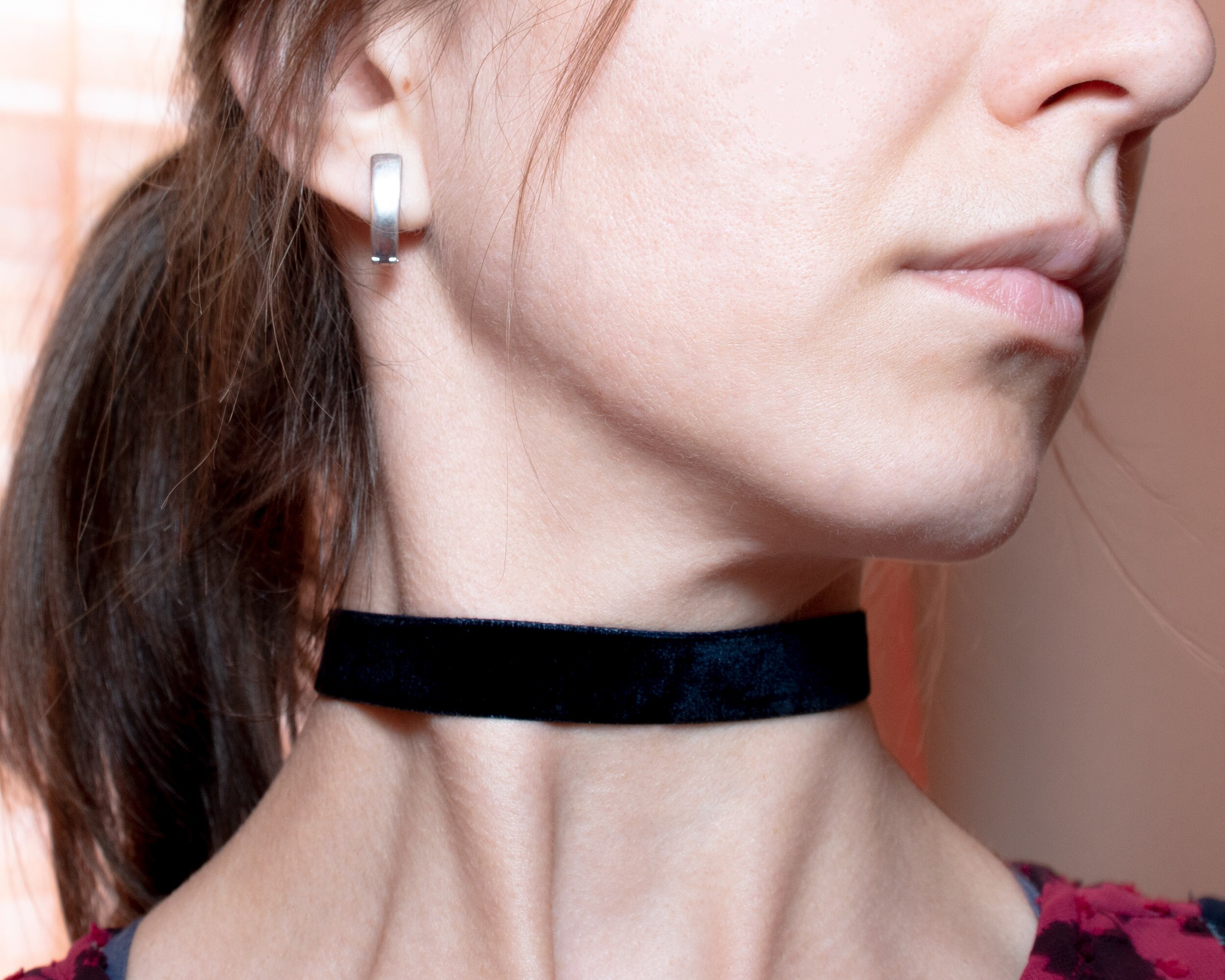 Navy Blue Velvet Choker: Elegant Vintage Style Necklace - Etsy