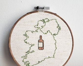 Country Cross Stitch--Ireland/Whiskey