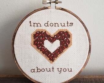 I'm Donuts About You! Cross Stitch