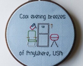 Cool evening breezes of AnyWhere, USA Cross Stitch