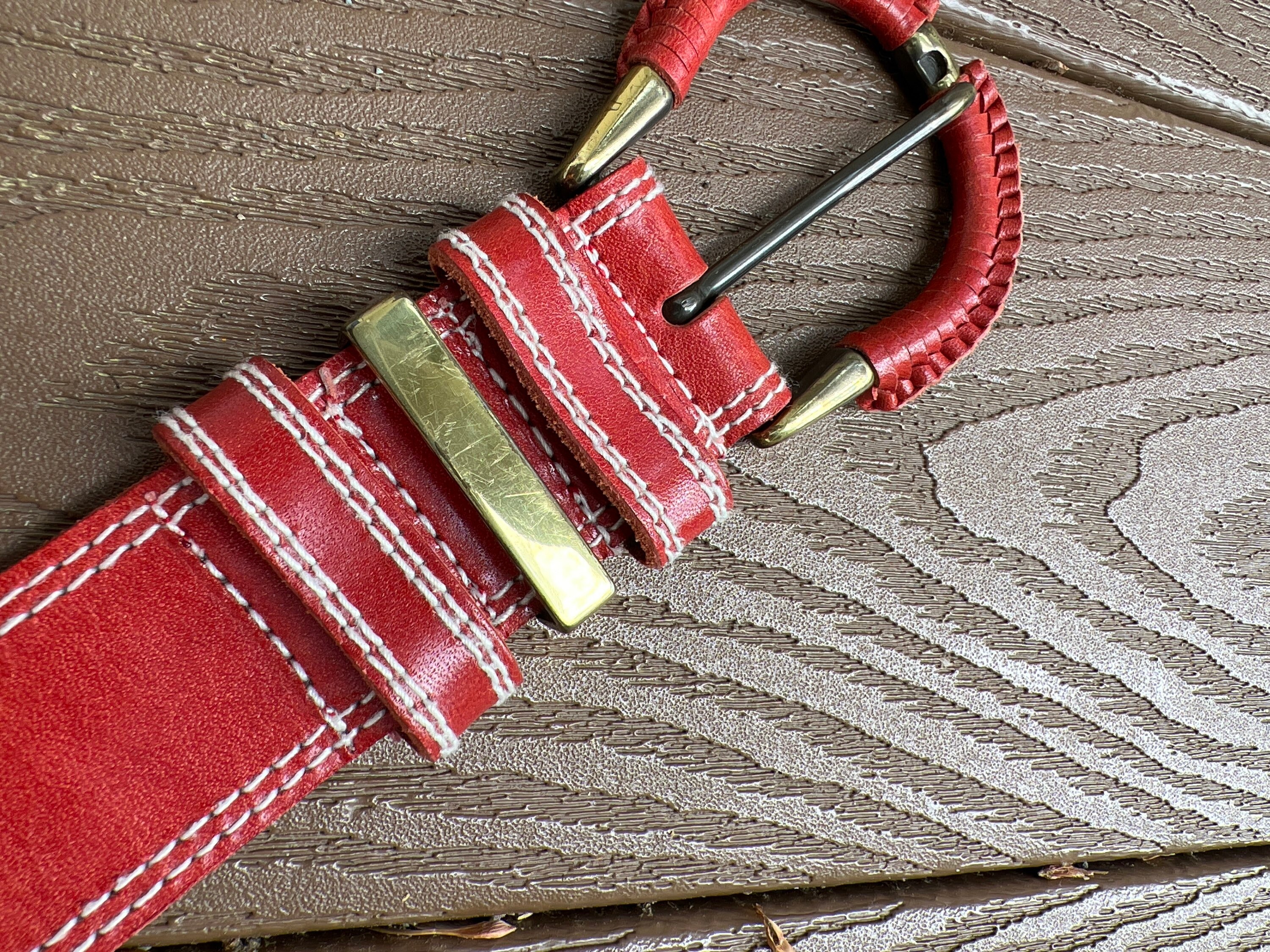 Vintage Liz Claiborne Burgundy Belt Liz Claiborne Red Belts for Women for sale | eBay main image 3