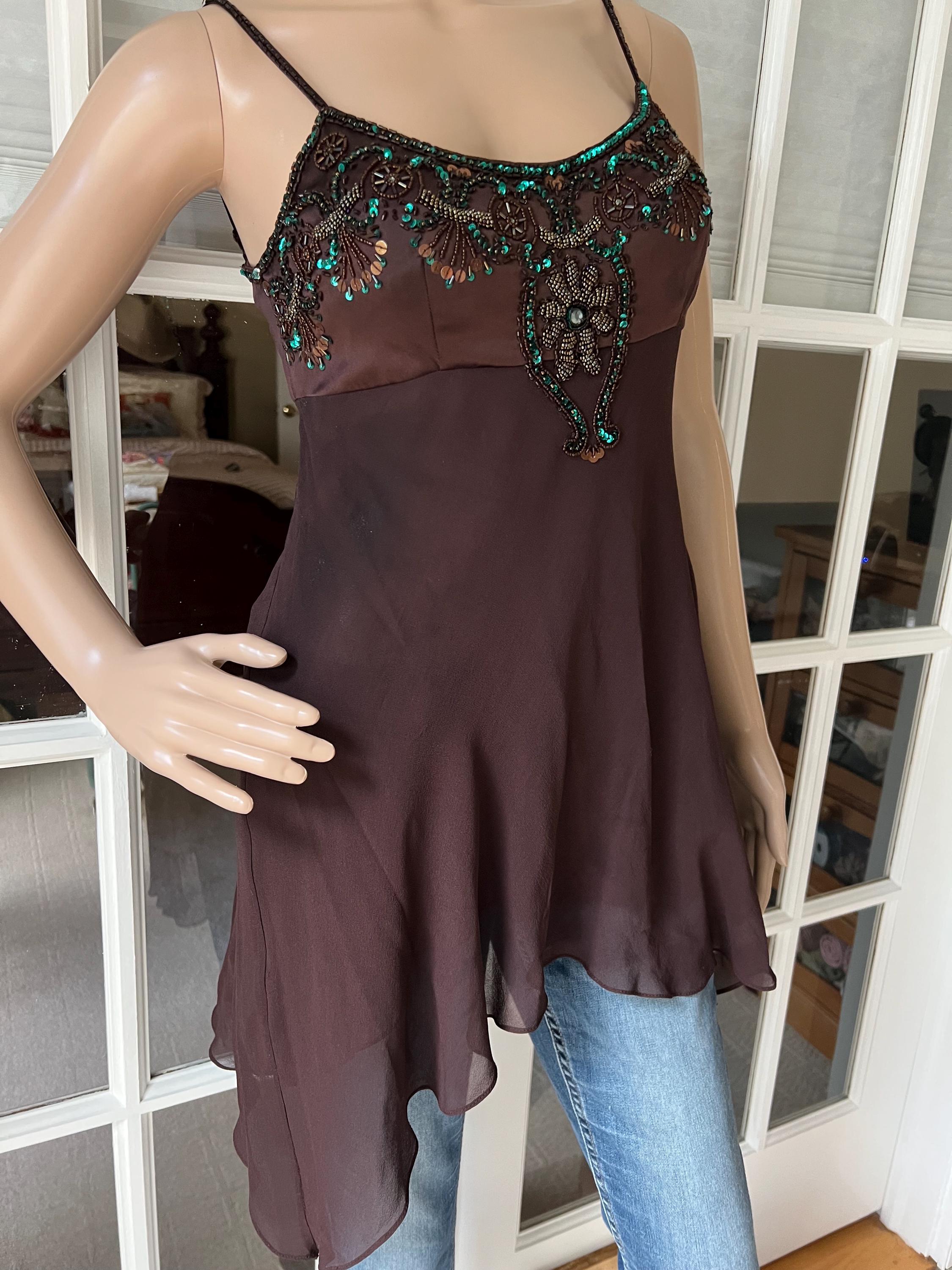 SUE WONG 100％シルク　サイズ2 ビーズ装飾付きピンクドレス il_fullxfull.7075549354_hlqj.jpg