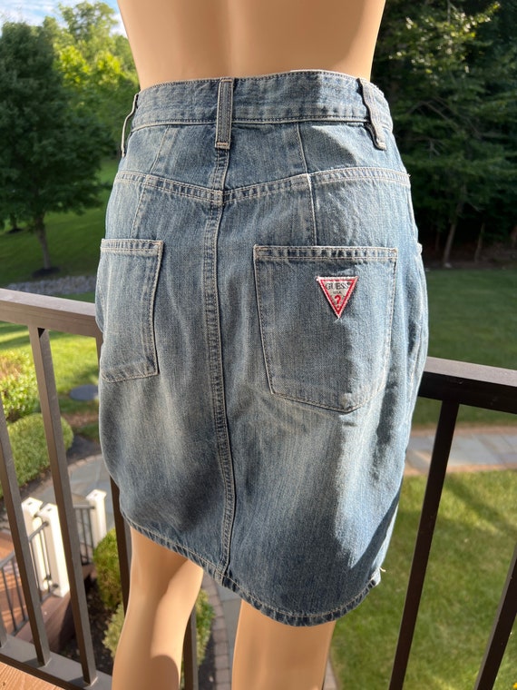 Vintage 90s Guess Los Angeles jeans high waist sk… - image 3