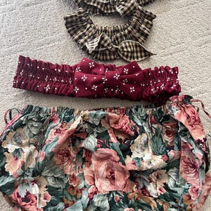Longaberger Basket Garters & Basket Liner (Set of 4)