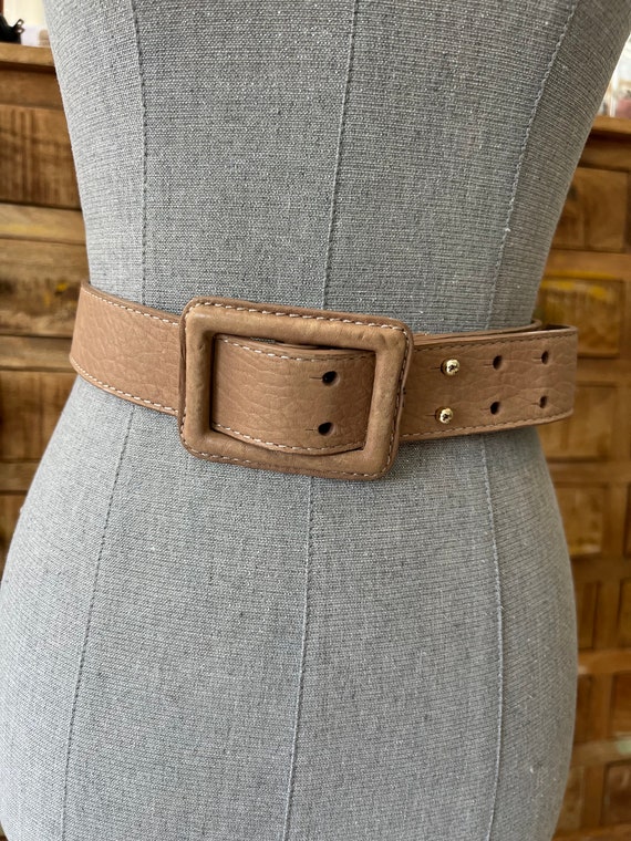 Vintage Talbots Tan Leather Belt - Etsy Denmark display picture 1