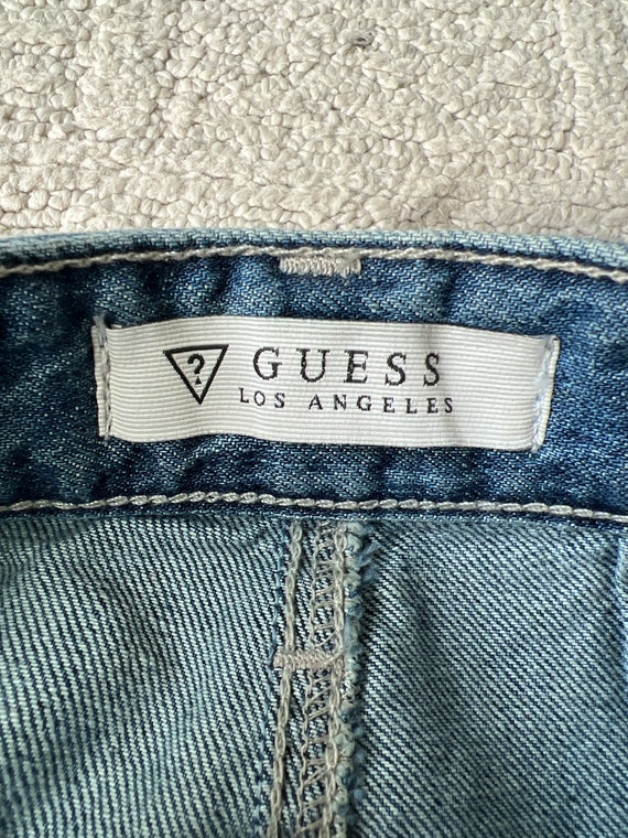 Vintage 90s Guess Los Angeles jeans high waist sk… - image 7