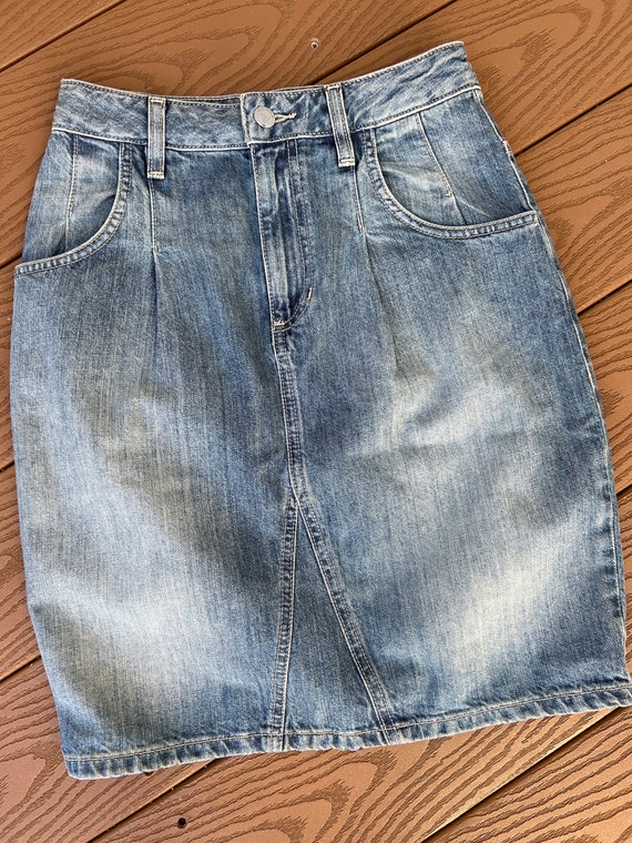 Vintage 90s Guess Los Angeles jeans high waist sk… - image 5