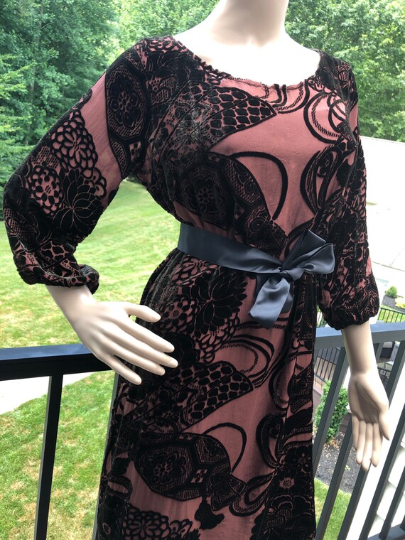 hale bob evening dresses Lyna Lurex Crinkle Chiffon Dress by Hale Bob at THE MILE