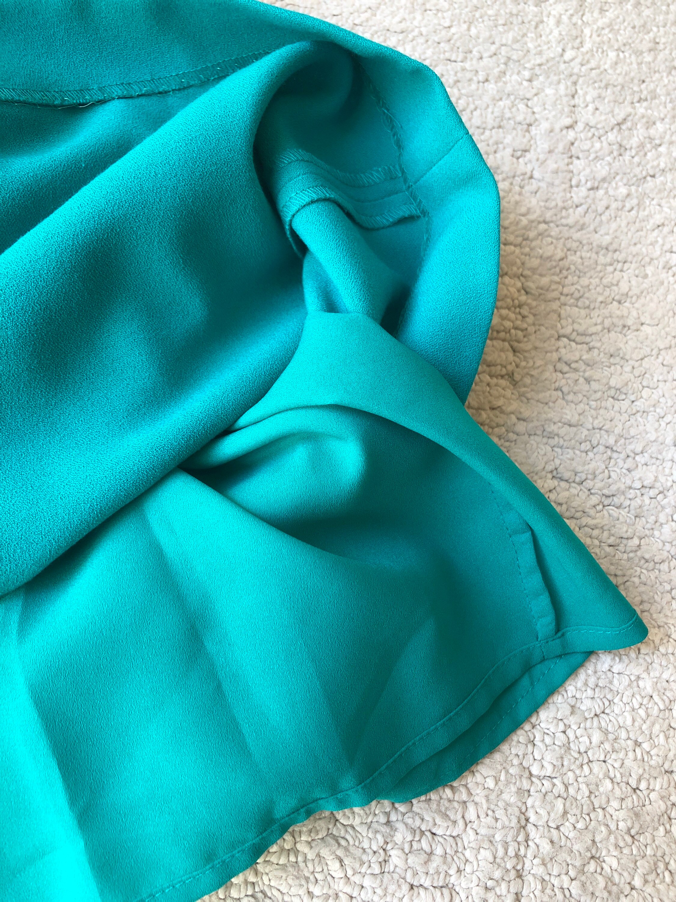 BCBGMAXAZRIA Sheath Emerald Green Dress - Etsy