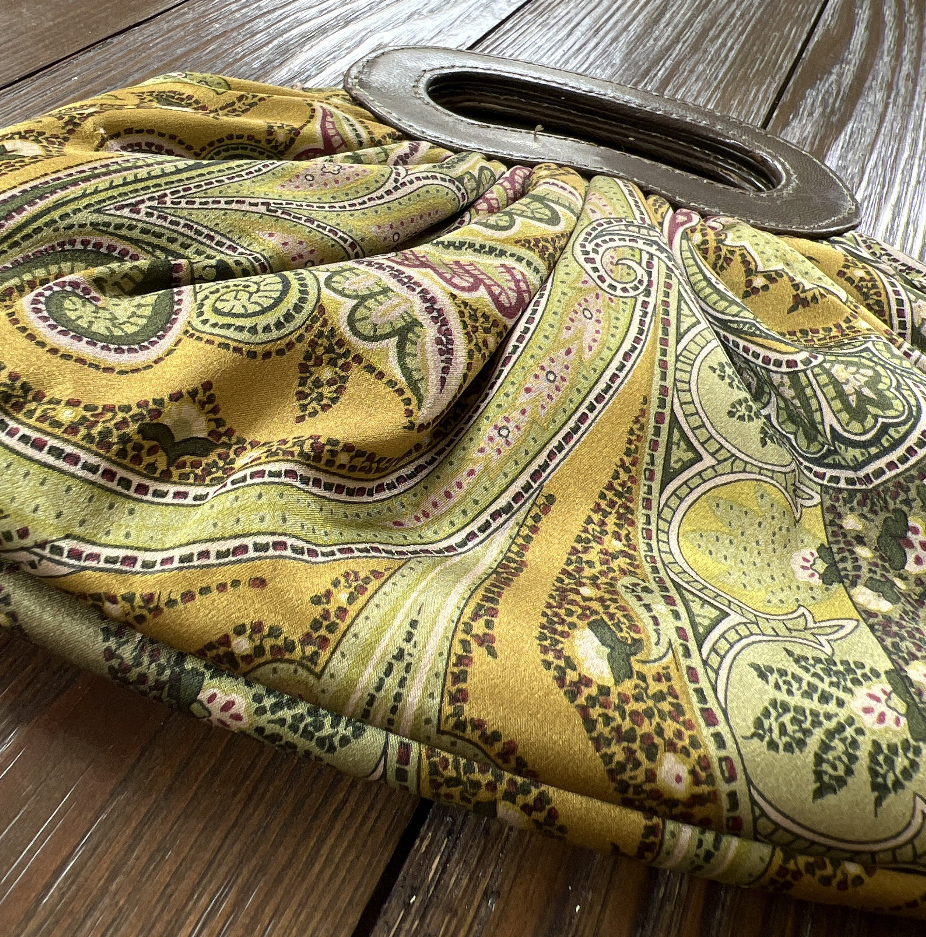 Lauren merkin gold clutch sale