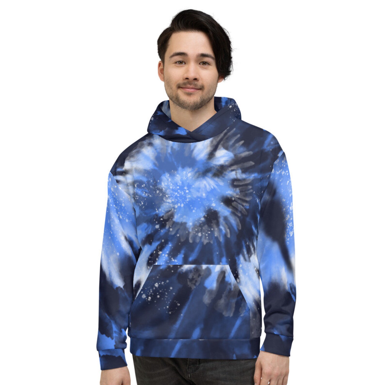 Sudadera Tie Dye Icon De Fila Para Hombre Azul Y Morado