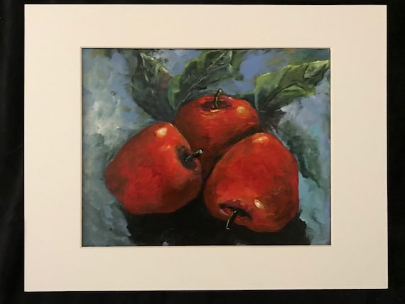 APPLE PAINTING,APPLE Print,apple Art Decor,apple Wall Art,apple