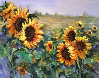 SUNFLOWER Painting,Sunflower Print,Sunflower Wall Decor,Sunflower Wall Art,Sunflower,Sunflower Kitchen Painting,Country print,christmas gift