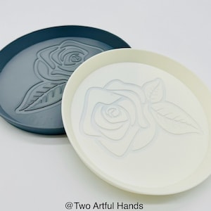 Plant Pot Saucer | Plant Drip/Drain Tray | Plant Accessories | Strong & Durable | Indoor and Outdoor | Floral Beautiful Tray | Made in USA
