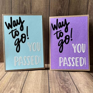 Goed gedaan! Je bent geslaagd! Kaart: