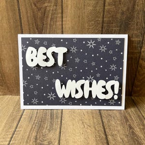 Tarjeta de mejores deseos de estrella