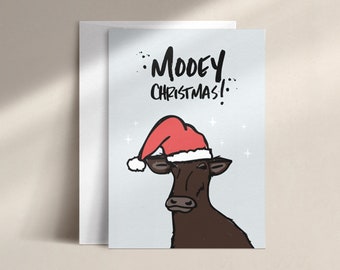 mooey christmas | holiday card | DISC0001