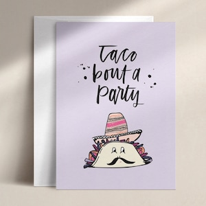 taco bout' a party birthday card DISC0063 image 1