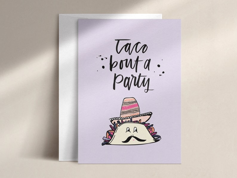taco bout' a party birthday card DISC0063 image 1