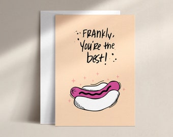 frankly, you're the best | thank you card | DISC0080