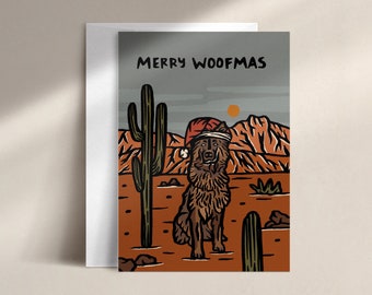 merry woofmas | holiday card | HD0003