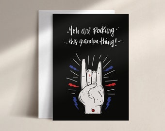 you are rocking this grandpa thing | father's day card | DISC0030