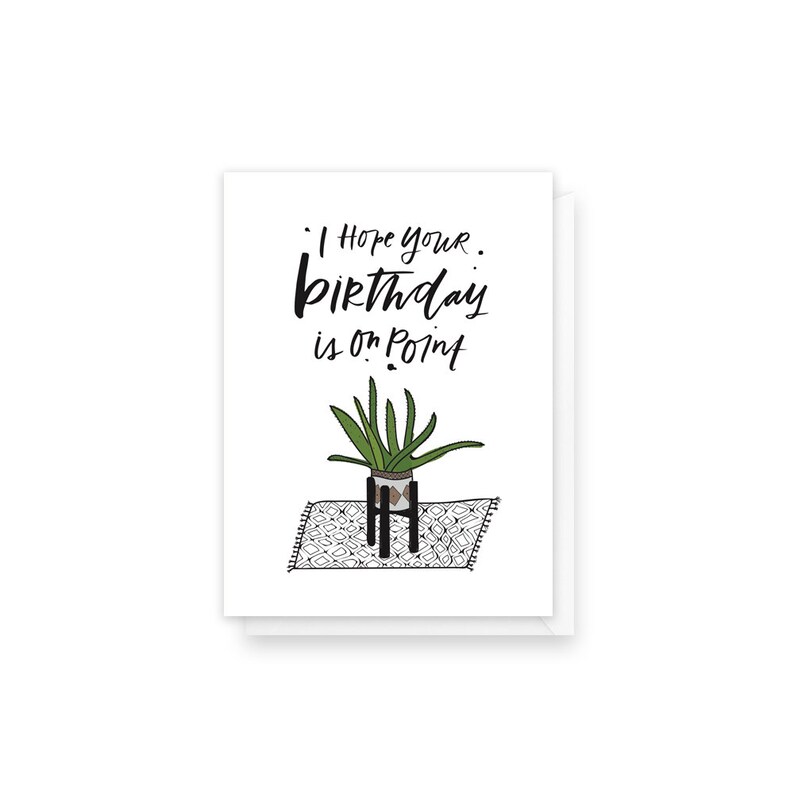I Hope Your Birthday is on Point Birthday Card DISC0044 Etsy
