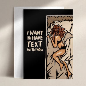 Quiero tener texto contigo / tarjeta de amor / LV0001