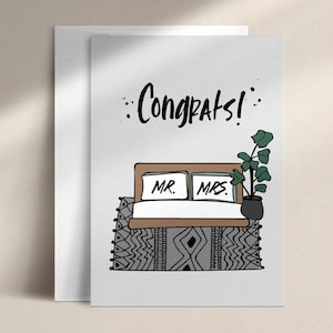 congrats wedding engagement card DISC0078 image 1