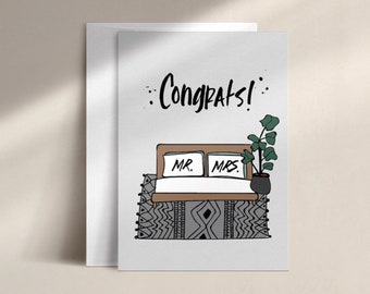 congrats | wedding - engagement card | DISC0078