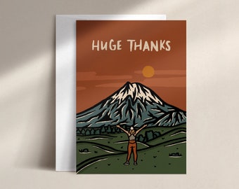 huge thanks | thank you card | TH0002