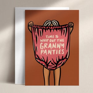 Hot Granny Panties, Funny Custom Gag Gift Exchange Baby Shower