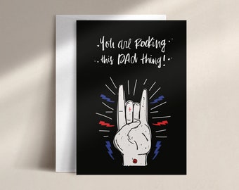 you are rocking this dad thing | father's day card | DISC0026