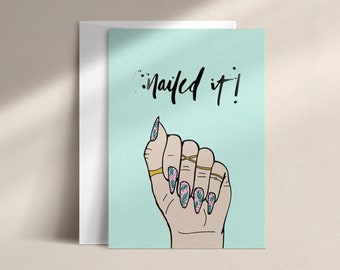 nailed it | congratulations card | DISC0012