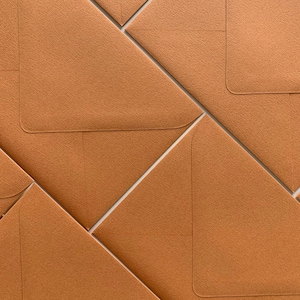 Terracotta Envelopes for Save the Date Invites, Reply Cards, Wedding Invitations | C6 Envelopes, C5 Envelopes, 5x7 Envelopes | Pack of 10