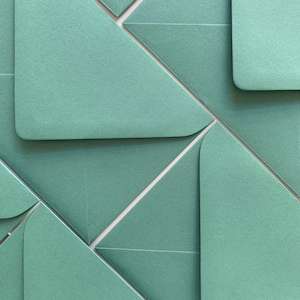 Green Envelopes for Wedding Invitations | Sage Green Envelopes for Save the Date Invites | Size C6, C5, 5x7 | 10 Pack Envelopes Witch Hazel