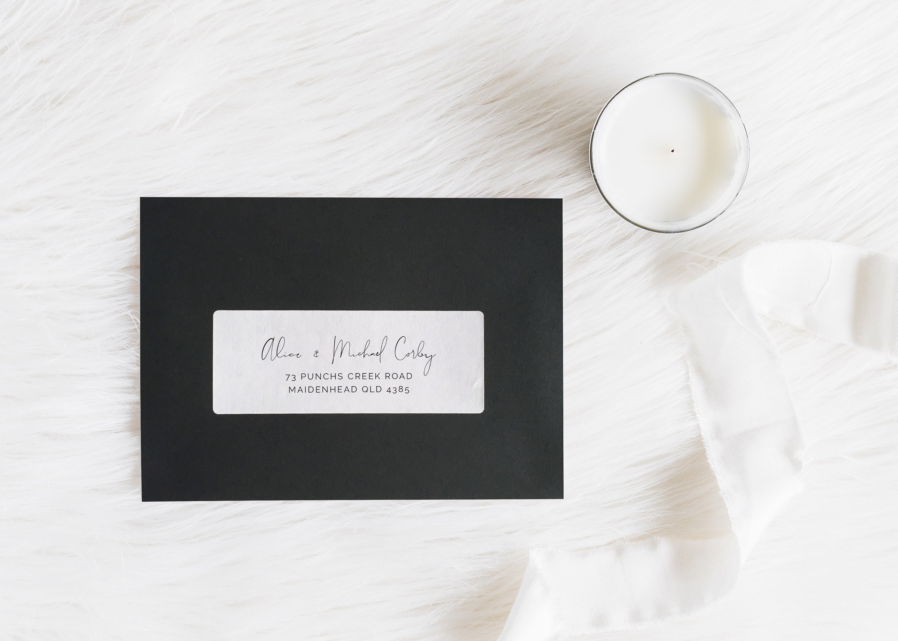 How to make address labels for invitations