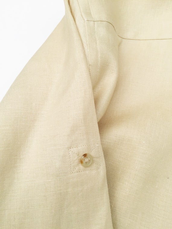 Tan LS Linen Shirt Ralph Lauren - image 4