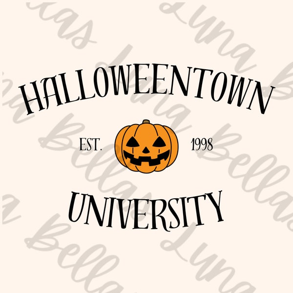 Halloweentown Halloweentown University Halloween PNG Pumpkin Fall PNG Instant Download