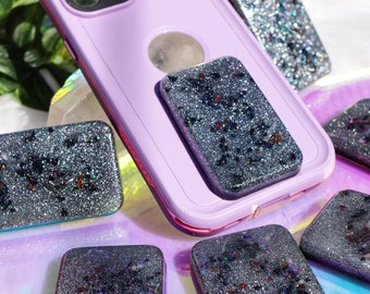 Color Shift Orgonite ® EMF Blocking Cell Phone & Tablet Orgone ® Generator Accessory Handmade with Elite Shungite Back to School Gift