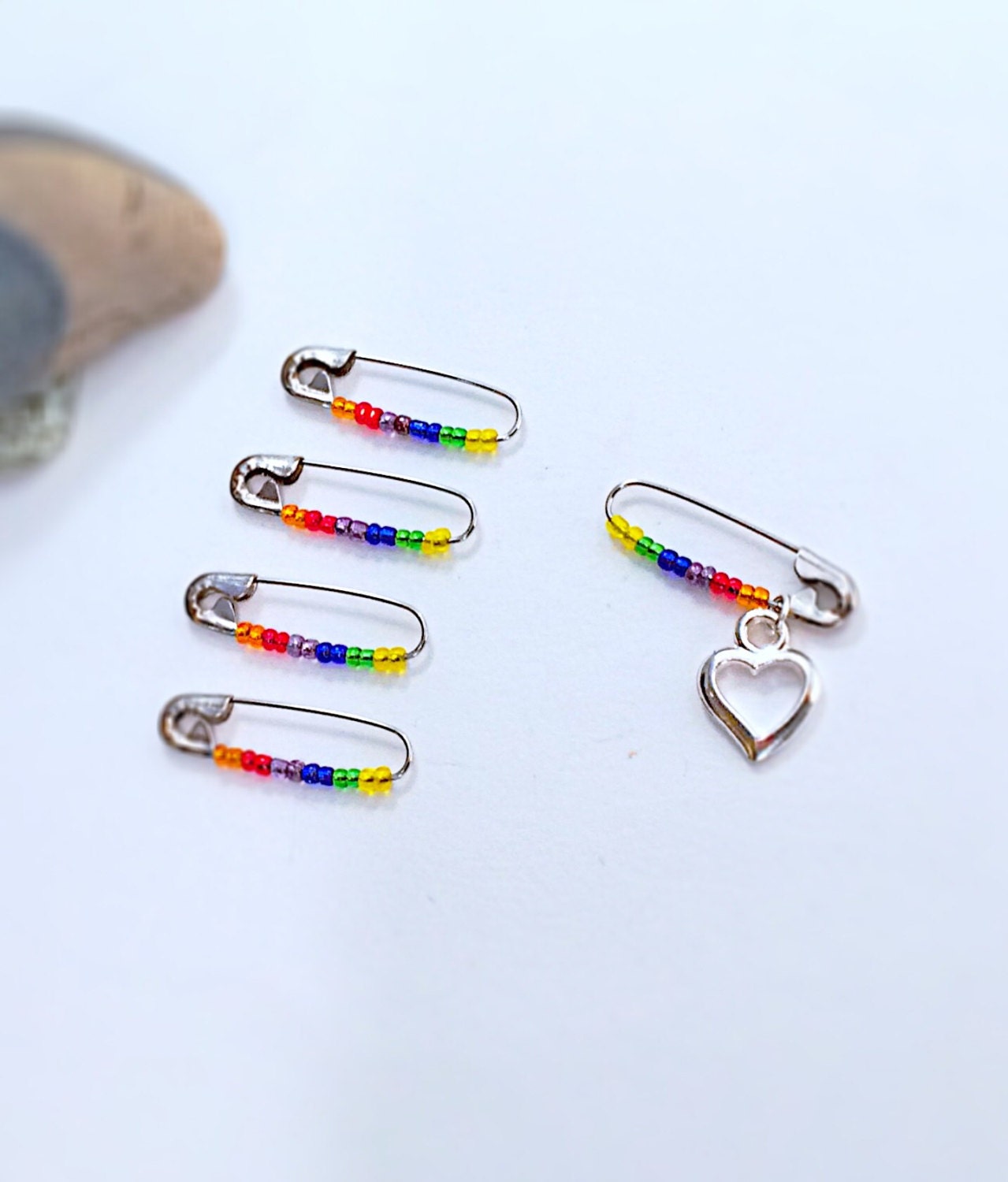 LGBT Solidarity Safety Pin Safe With Me LGBTQ Pride Pin Rainbow