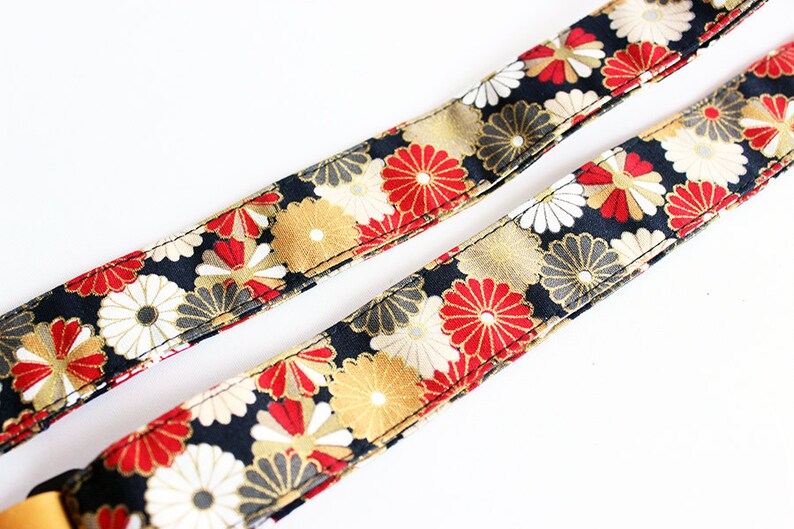 Ukulele Strapkimono Blackukulele Straps Japanese Etsy