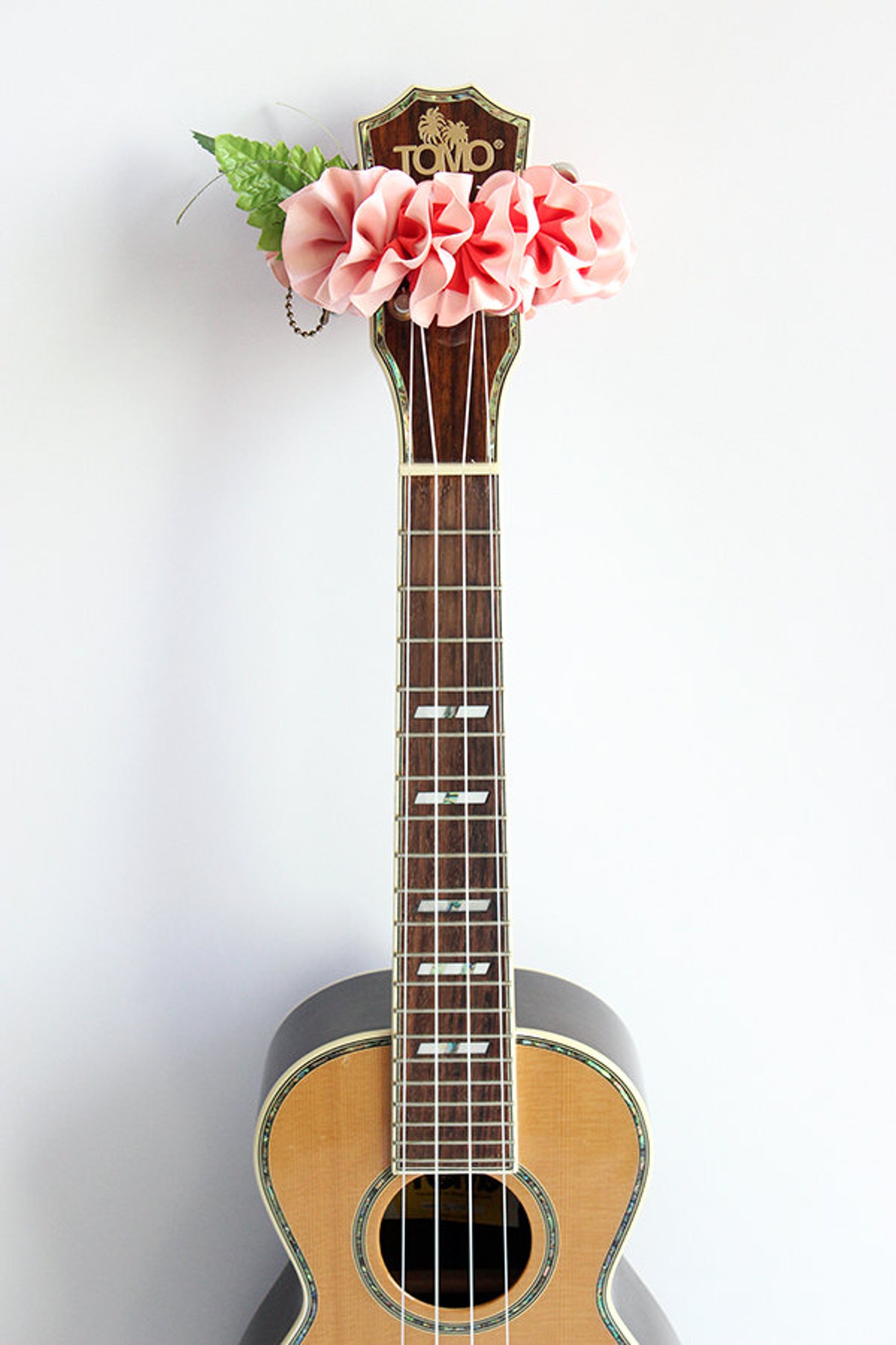 Ukulele lei / Ukulele strap Ukulele gift Ribbon leis Music Etsy