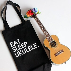 ukulele carring bag,ukulele case,soprano ukulele,concert ukulele,uke,ukulele accessories,ribbon lei,hawaiian gift,tropical,eco bag,tote, image 4