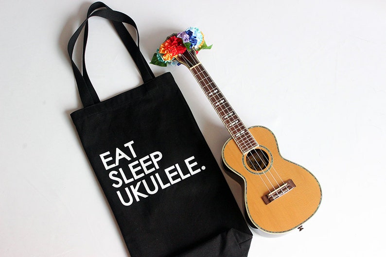 ukulele carring bag,ukulele case,soprano ukulele,concert ukulele,uke,ukulele accessories,ribbon lei,hawaiian gift,tropical,eco bag,tote, image 4