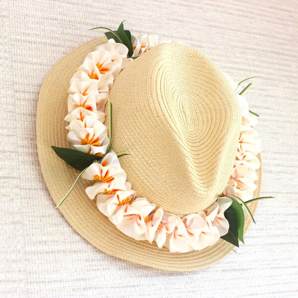 Hawaiian Straw Hat Etsy