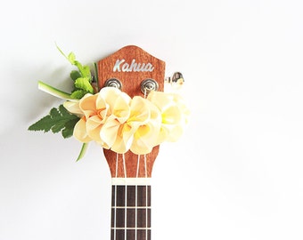 Ukulele lei /Ukulele Accessories, Ukulele strap, Ukulele gift, Ukelele strap, Ukulele case, Uke, Music gift, Music teacher gift, Ribbon lei,